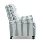 2 Set Manual Pushback Recliner Chair with Nailhead Trim