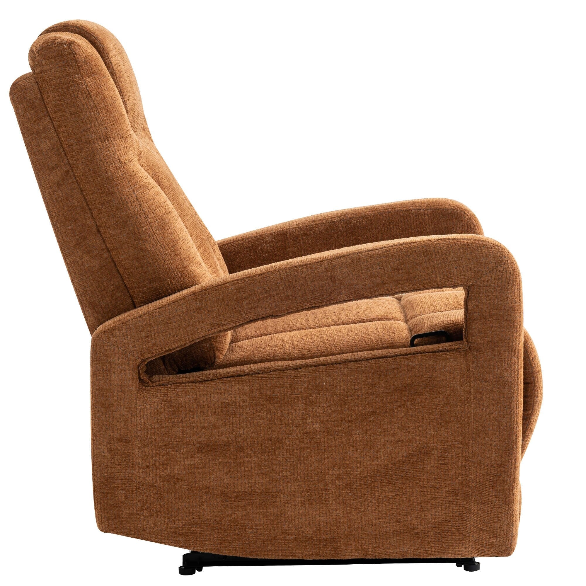 Set of 1 Upholstered Push Recliner Chair
