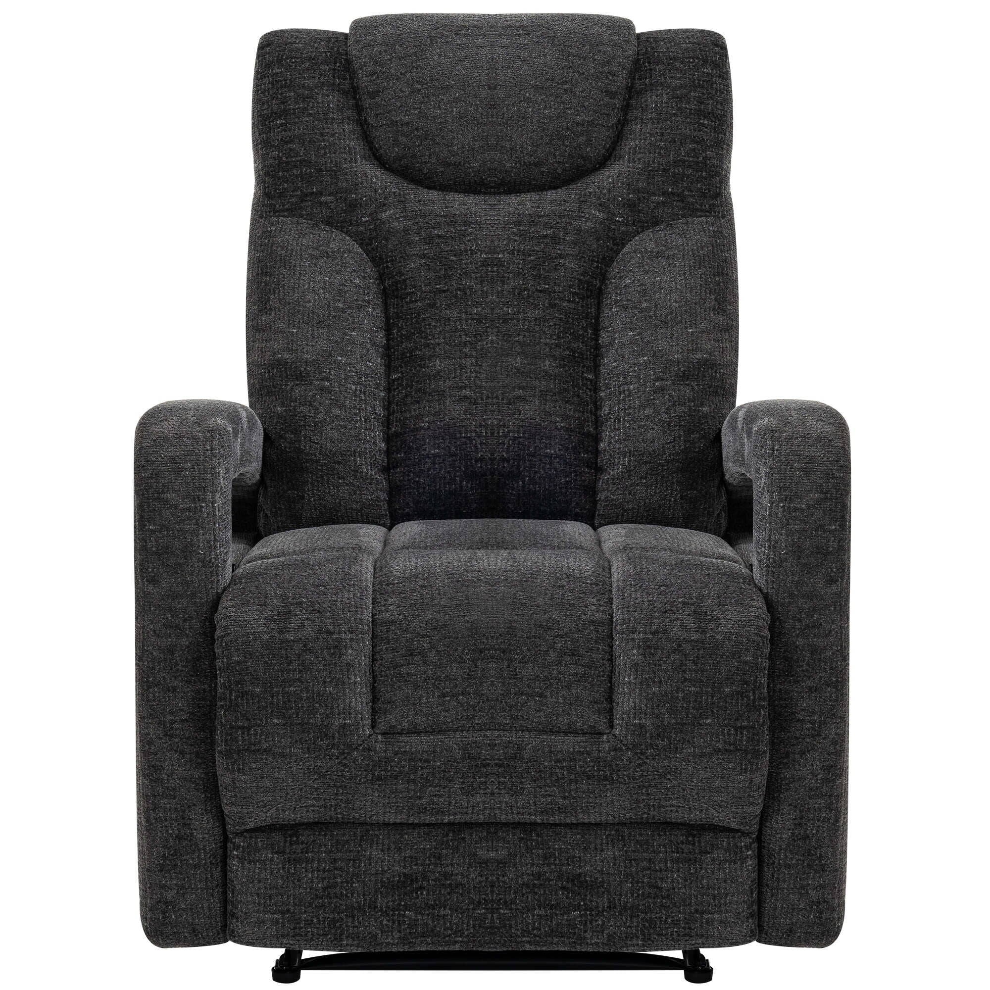 Set of 1 Upholstered Push Recliner Chair
