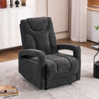 Set of 1 Upholstered Push Recliner Chair