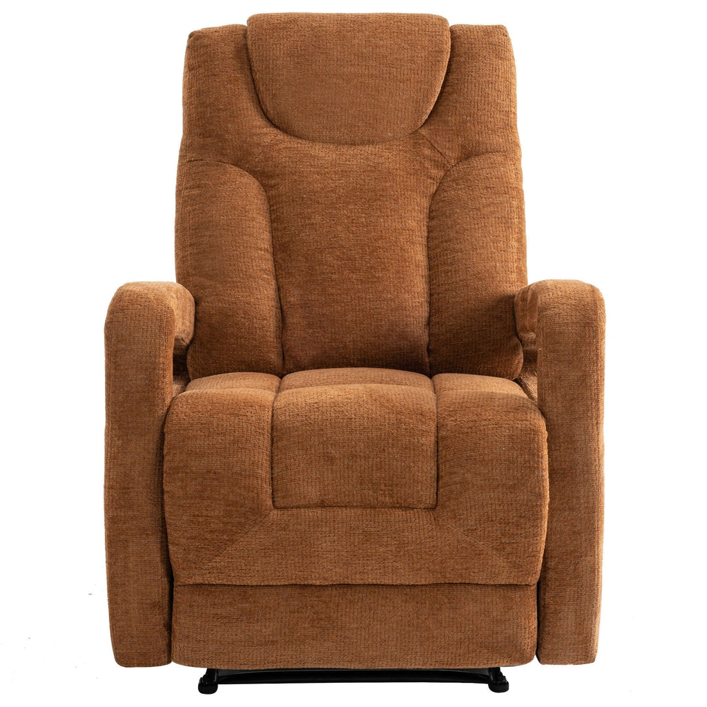 Set of 1 Upholstered Push Recliner Chair