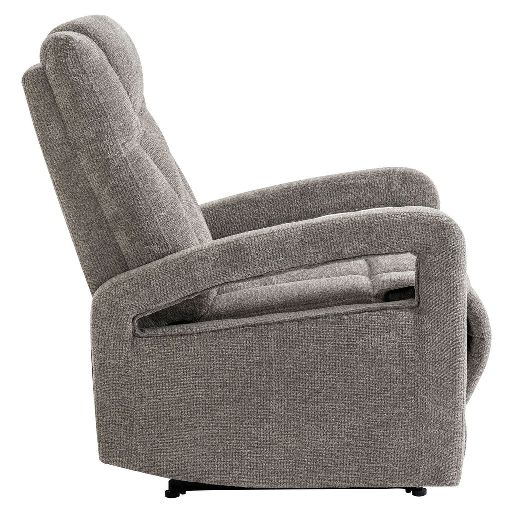 Set of 1 Upholstered Push Recliner Chair