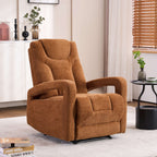 Set of 1 Upholstered Push Recliner Chair