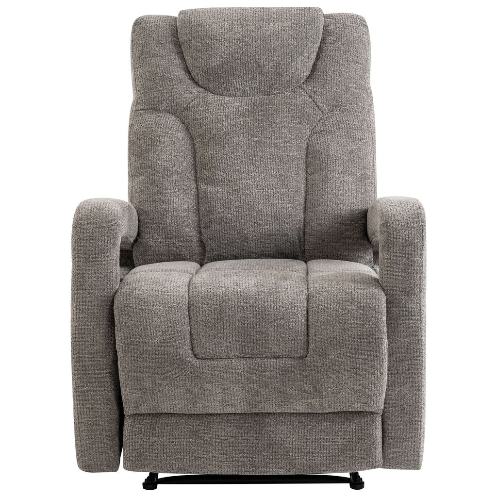Set of 1 Upholstered Push Recliner Chair