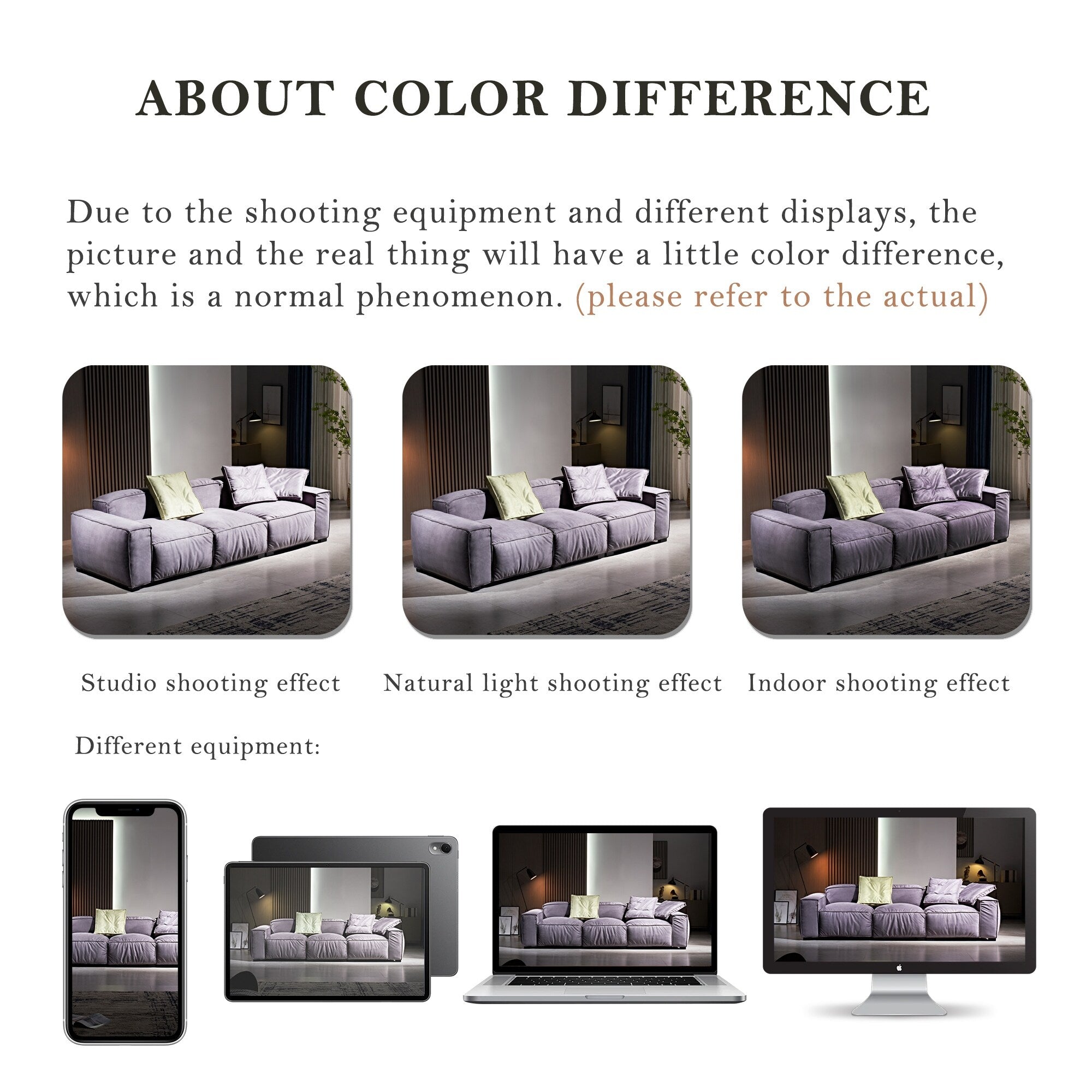 110'' Square Sofa Masha Velvet with Four-seater for Living Room Sofa-bed