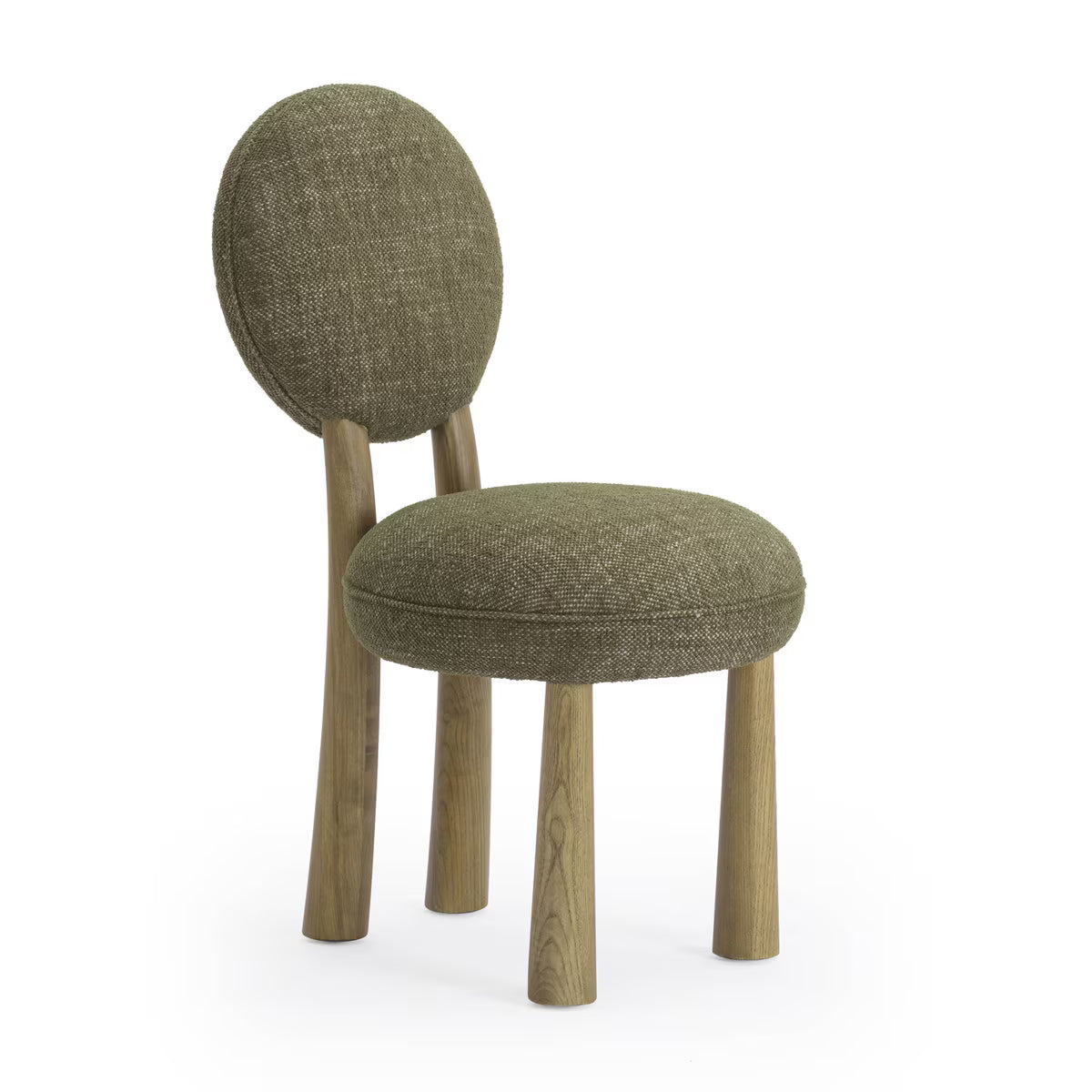 Chaise de salle à manger Channie vert olive