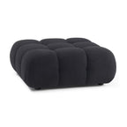 Pouf modulaire végétalien Huggy noir