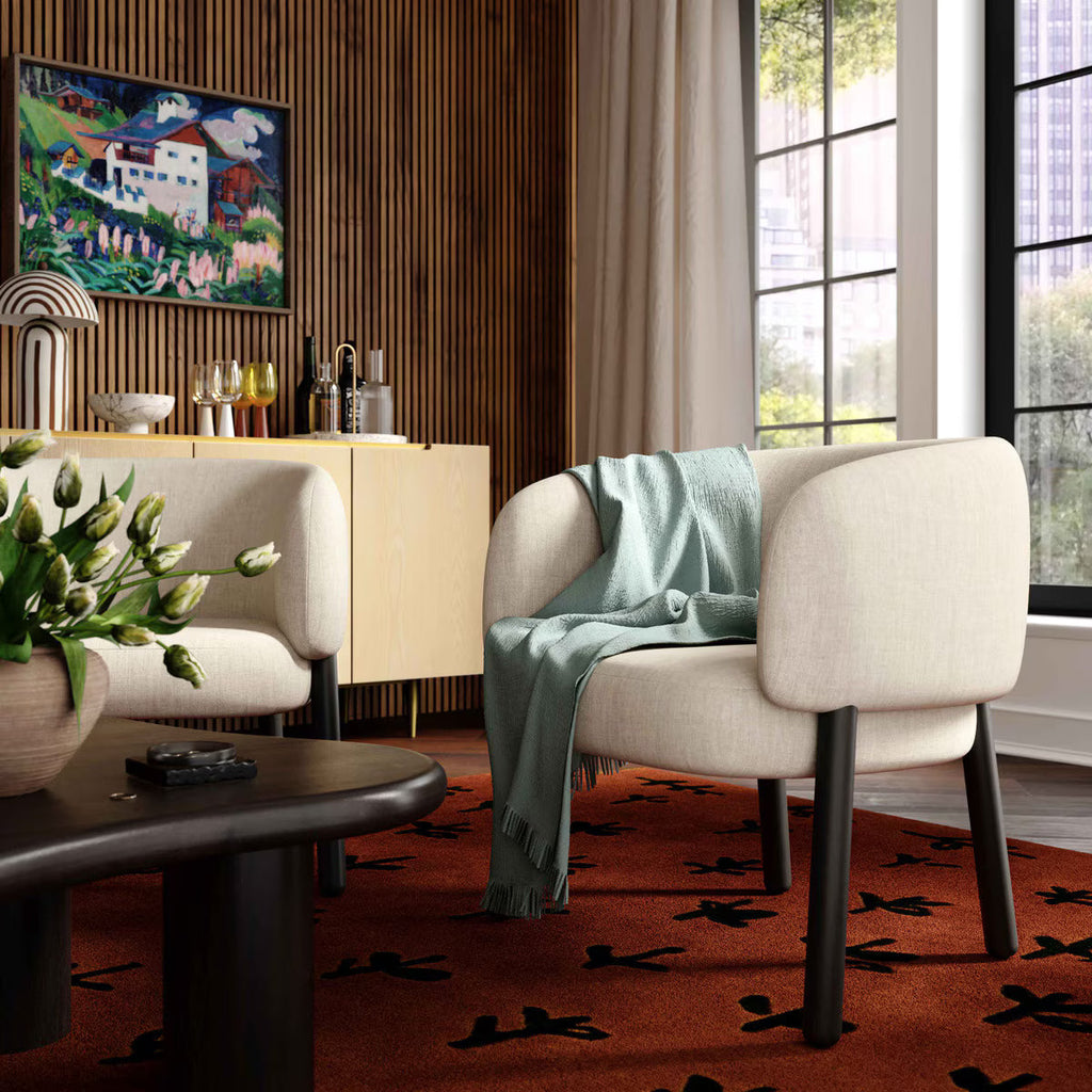 Chaise de salle à manger Foxxy crème