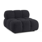 Chaise modulaire sans accoudoirs Huggy Black Vegan