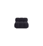 Chaise modulaire sans accoudoirs Huggy Black Vegan