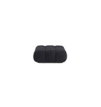 Pouf modulaire végétalien Huggy noir
