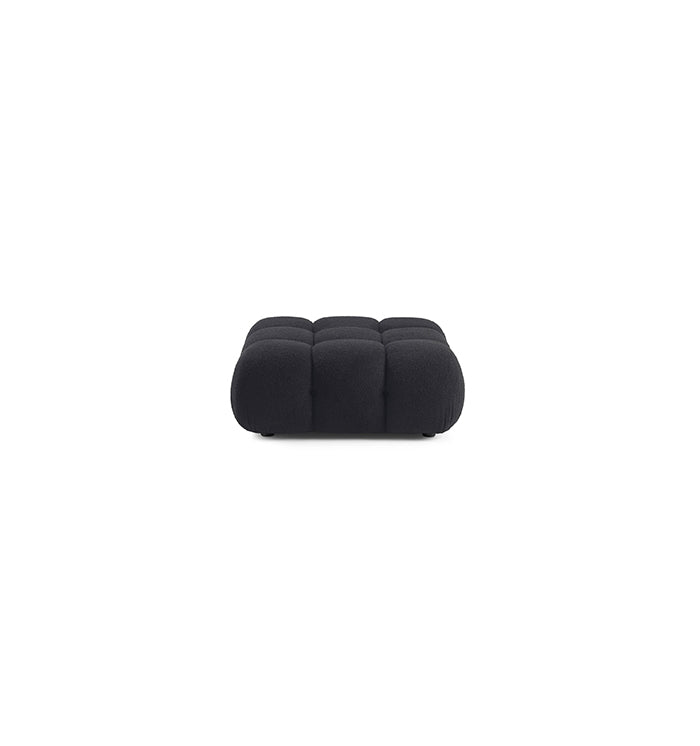 Pouf modulaire végétalien Huggy noir