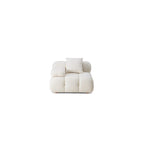 Chaise d'angle modulaire végétalienne Huggy Cream