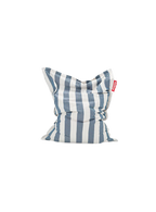 Pouf d'extérieur original à rayures